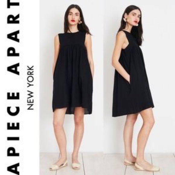 A.P.C. Black Sleeveless Dress - Picture 1 of 13
